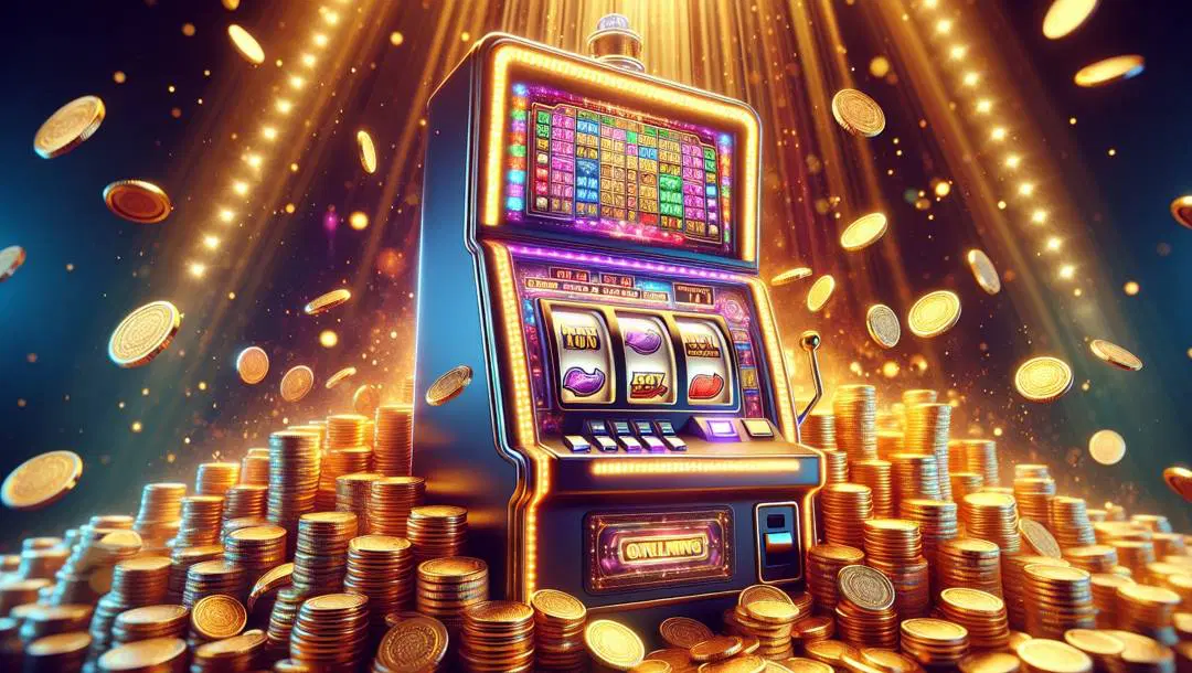 Why do certain symbols expand across reels in an online slot?
